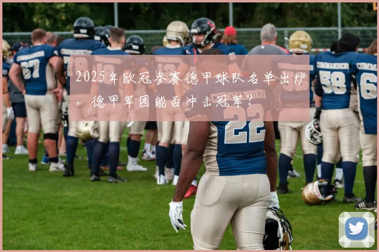 2025年欧冠参赛德甲球队名单出炉，德甲军团能否冲击冠军？